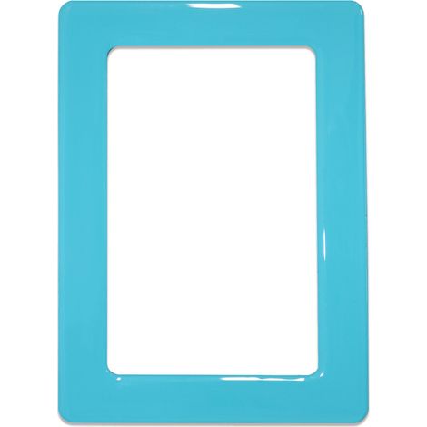 Magnetischer, selbstklebender Rahmen, Größe 12,3 x 8,1 cm – hellblau (1/4)