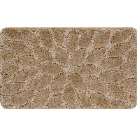 Alfombra de baño SUPREME STONES, piedras, antideslizante, suave - beige beige 60x100 cm