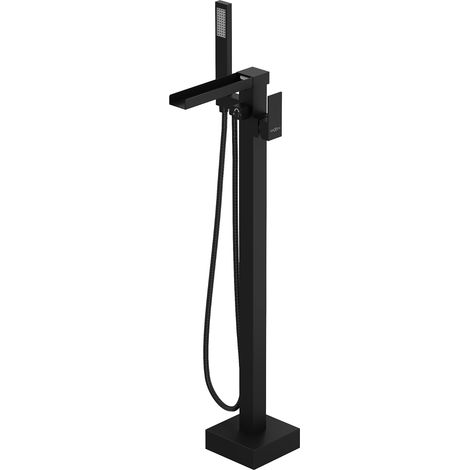 Mexen Algar freistehende Wannenbatterie, Schwarz - 75733-70