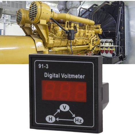 Compteur Numérique pour Groupe Électrogène 220V 380V Monophasé Triphasé Combiné Mesure de Tension - KZQ (1/5)