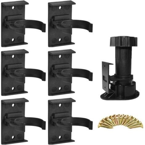 20 PCS Clip de Fixation Pied Meuble 28 mm à 32 mm Clip de Plinthe Cuisine Clip pour Plinthe a Visser Clip de Planche de Coup de Pied Clip de Fixation pour Plinthe Cuisine avec 40 Vis