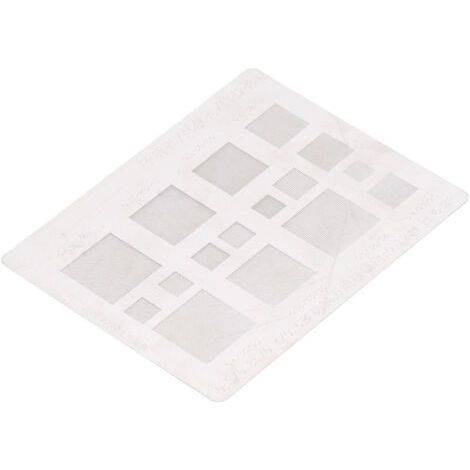 Pochoir de reballage universel BGA, modèle multifonctionnel de soudure en maille d'étain pour la réparation de puces IC de téléphone (1/5)