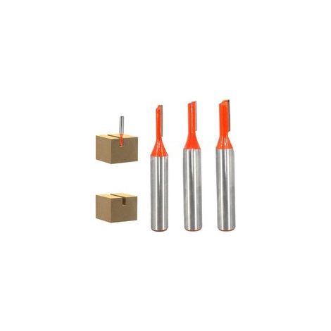 8mm Fraise Droite Defonceuse, 3 pièces Fraises à Défoncer Carbure De Tungstène Mèche de Routeur Droite à Simple Flûte Fraise à Bois-3mm/4mm/5mm,AAFGVC