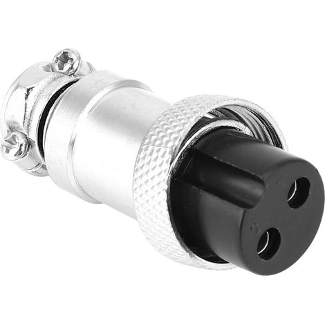 Lot de 100 connecteurs femelles BERM Aviation à 2 trous, 16 mm, pour fournitures électriques. (1/5)