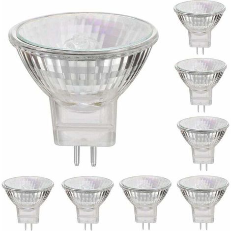 MR11 12V 35W lampes halogènes GU4 base spot 2800K blanc chaud, dimmable ,pack de 8 (1/4)