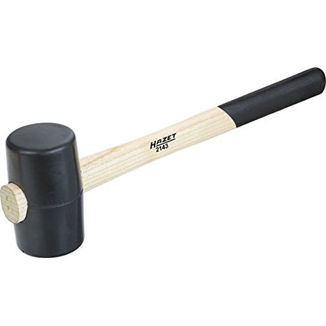 Hazet 2143-1 Mazuela de Caucho Negro 340 mm 520 g