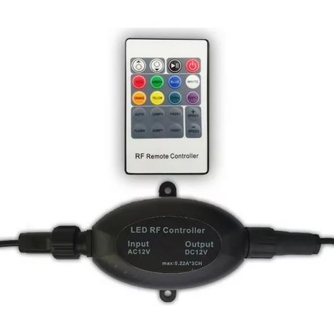 Sistema de control remoto RGB para cascada BlueWarm con transformador