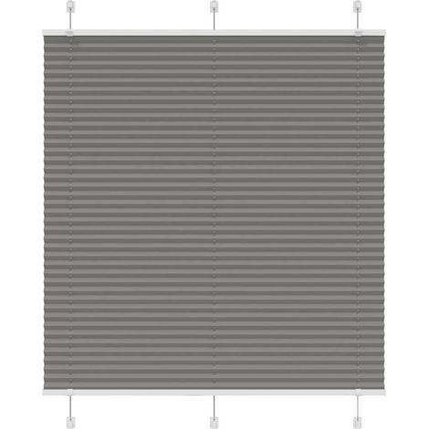 Maison Exclusive - Tenda Plissettata Antracite 115x100cm Larghezza Tessuto 114,4cm