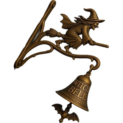 Türklingel mit Bewegungsmelder und magischem Lichteffekt für Halloween – Türklingel aus Metall für den Außenbereich (1/5)