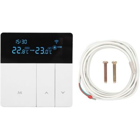 Thermostat numérique Intelligent avec écran LCD, contrôle par application NTC, contrôleur de température de chauffage électrique Programmable AC90V-240V (1/5)