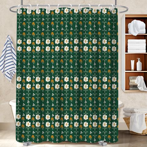 Rideau de douche en polyester 180x180 séchage rapide rideau séchage rapide pour maison de vacances au bord de la mer (1/5)