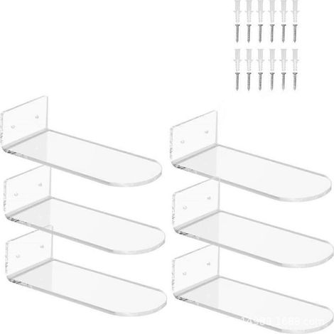 Schwebendes Schuhregal aus Kunststoff, wandmontiertes Sportschuhregal