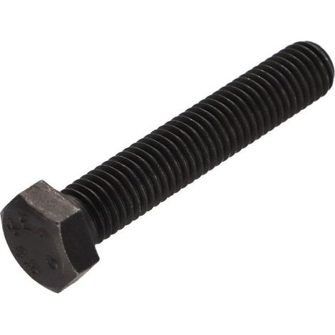 Vis métaux Tête hexagonale TH M12X60 Classe 8.8 Acier brut - 50 pièces (1/2)