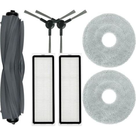 Brosse Latérale - Filtre Hepa - Serpillière - Brosse Principale - Pour Robot Aspirateur Dreame L10s Pro Gen 2 - Lot de 8 Pièces (1/5)