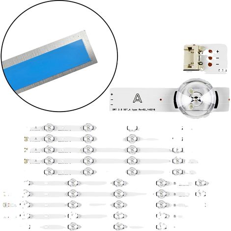 LED-Hintergrundbeleuchtungsstreifen, Spannung 6 V, Kompatibilität DRT 3.0 50, Artikeltyp LED-Hintergrundbeleuchtungsstreifen, Aktuelle Konfigurationen (1/5)