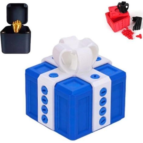 Coffret cadeau surprise pour les fêtes - Coffret blague agaçant - Idéal pour Noël et Halloween - Coffret cadeau amusant - Typ (1/5)