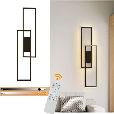 LED Kreativ Wandleuchte, moderne Acryl Metall Wandleuchte, 3000-6500K, Helligkeit einstellbar