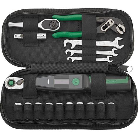 [NEUWERTIG] B-Ware Stahlwille Fahrradwerkzeug-Set Kit Fahrrad Werkzeug Satteltasche 18-tlg Tasche (1/2)