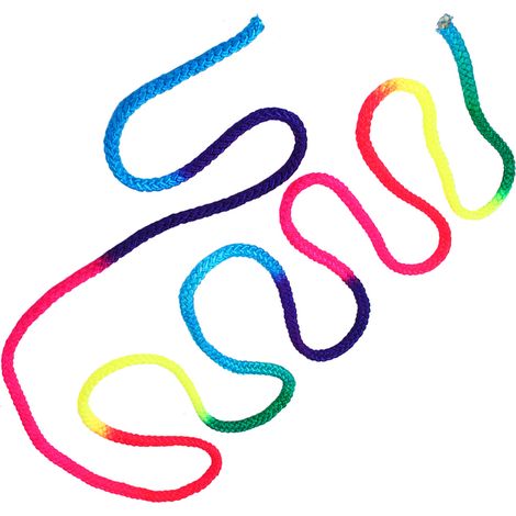Corde de Gymnastique Rythmique Arc-en-Ciel pour Compétition et Entraînement (1/5)