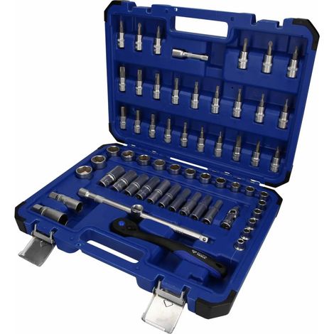 BRILLIANT TOOLS  3/8"  Juego  de llaves  de vaso  61  piezas -  BT021061 (1/5)
