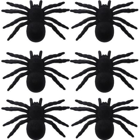 6-teiliges Halloween-Spinnen-Dekorationsset für Halloween (1/3)