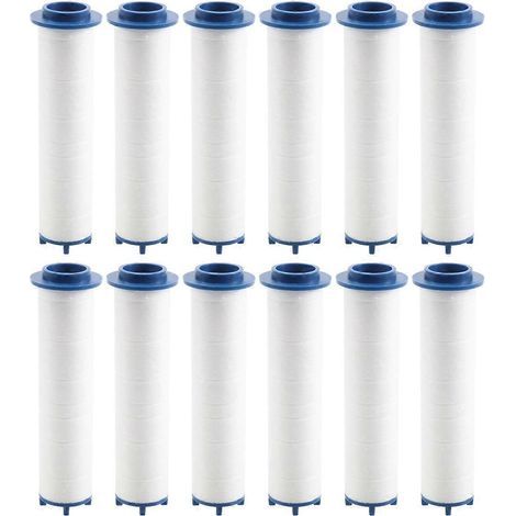 Packung mit 12 Filtern für Handbrausen mit Propeller und Turbofunktion (1/5)