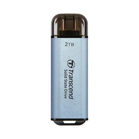 Transcend SSD 2TB ESD300 USB 3.2 Gen 2x1 - Sky Blue (1/3)