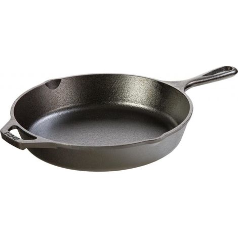 UNKNOWN Lodge Round Skillet with Handle, true, 26 x 5 cm (L-8SK3)