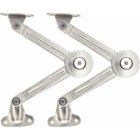 Set mit 2 Soft-Close-Scharnieren für nach oben öffnende Küchenschranktüren (1/4)