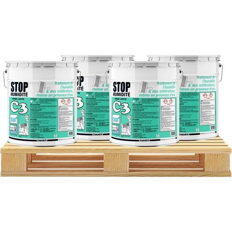 Enduit d'étanchéité, enduit de cuvelage, murs, maçonnerie, sous-sols, bassins, piscines, cuves, anti-infiltrations, C3 - PROCOM a2a2a2 4 x 25 Kg