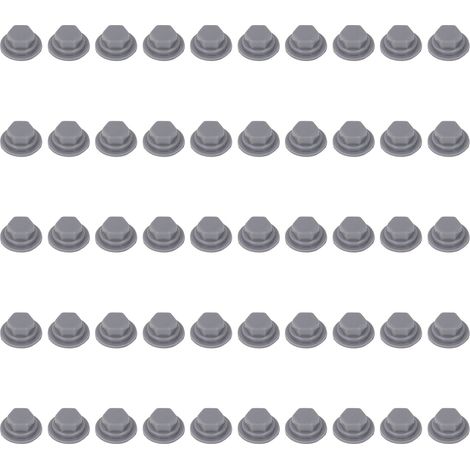 Protecteurs Hexagonaux de Vis M10 Silicone 50PCS - Imperméables et Antipoussière (1/5)