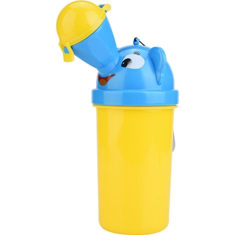 Tragbares Baby-Töpfchen – Notfalltoilette für Kinder im Auto und beim Camping (Gelb) (1/5)