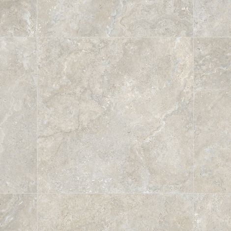 Carrelage effet Travertin Gris Beige 90x90x0,9 cm In&Out Castorel - Sol et mur intérieur et Sol extérieur (vendu par carton de 1,62 m²) - RO'MA CARRELAGE (1/3)