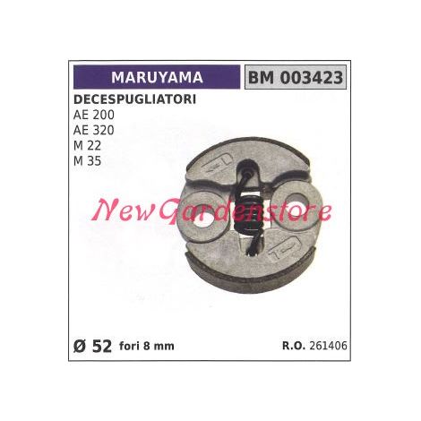 Frizione completa MARUYAMA motore decespugliatore AE 200 320 M 22 Ø 52 003423