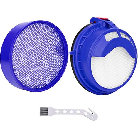 Filtervervanging Sets voor Dyson DC25-vacuum bal - inclusief wasbare HEPA-filters vóór en na de motor - geschikt voor alle DC25-modellen - Vergelijk met onderdeelnr (1/5)