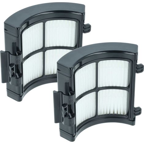 vhbw 2x filtro sostituisce Shark XHFIW1000, XPRFIW1000 per aspirapolvere - filtro HEPA nero / bianco