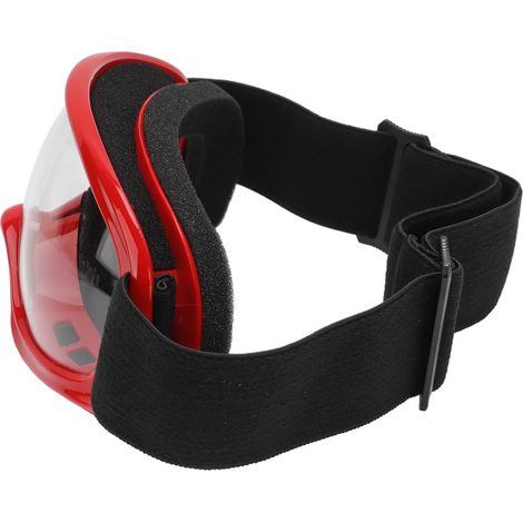 Kinder-Motocrossbrille, stoßfest und mit UV-Schutz, geeignet für Radfahren, Skifahren, Quadfahren und Offroad-Fahren. Rot. (1/5)