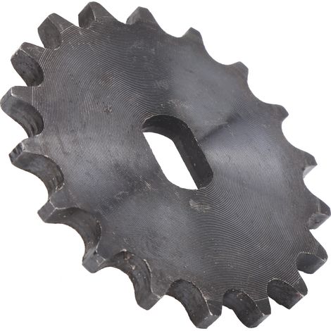 Pignon de chaîne 18 dents en acier carbone, accessoire de remplacement 420, diamètre intérieur 0.7x0.5 pouces (1/5)