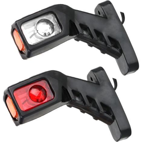 Feux de position latéraux/feux de stationnement (lot de 2, 12-24V), adaptés aux SUV, fourgonnettes et camions. (1/3)