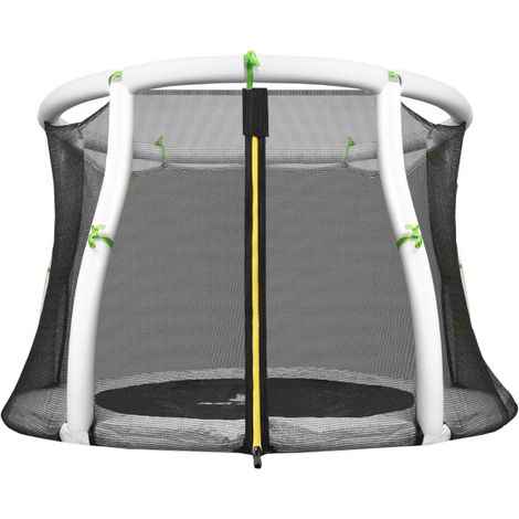 Rete protettiva Aga 116 cm per trampolino per bambini Verde chiaro