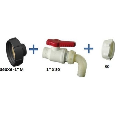 SET DI COLLEGAMENTO A CONTENITORI IBC S60X6X1"X30