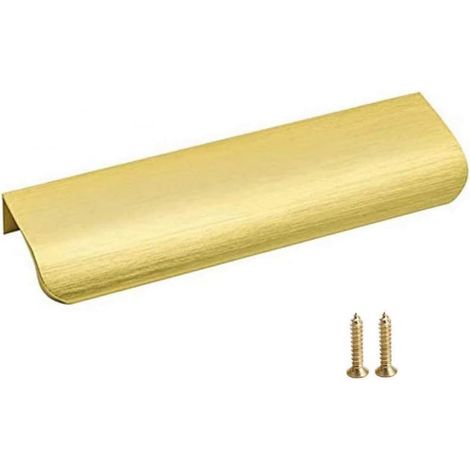 Ulisem 10er Set Küchenprofilgriff Küchenmöbelgriff Goldgriff Unsichtbarer Griff (1/5)
