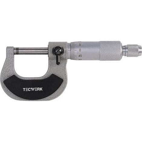 TECWERK Bügelmessschraube DIN 863/1 0-25mm Spindel-D.6,5mm TECWERK (1/2)