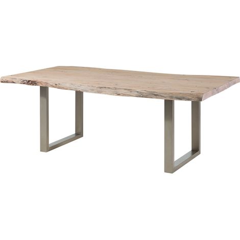 Baumtisch Akazie 250x110x78 Natural Stone lackiert FREEFORM 131