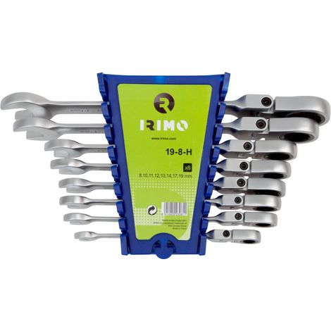 Bahco 19-8-H Irimo set di 8 chiavi miste cromate
