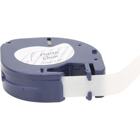 Ruban pour étiqueteuse 12 mm, étanche et durable, conception 3 en 1, résistant à l'usure, remplacement pour imprimante