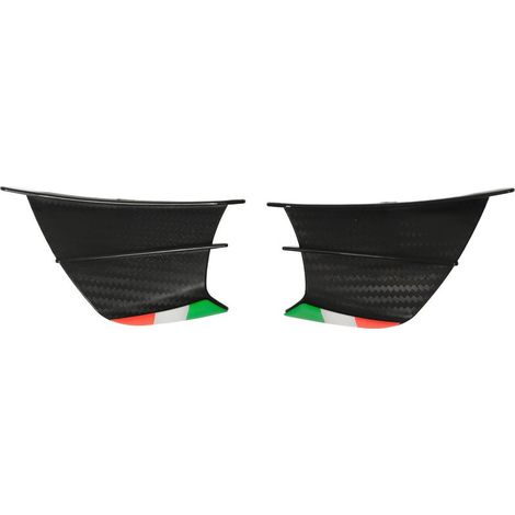 Aileron latéral de moto en Fiber de carbone mat, 2 pièces, carénage adapté au NINJA 400 250 Z900 Z1000. (1/5)