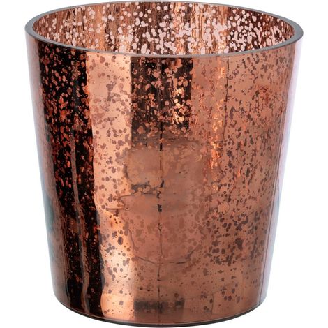 Photophore Design en Verre "Ember" 22cm Marron (1/5)