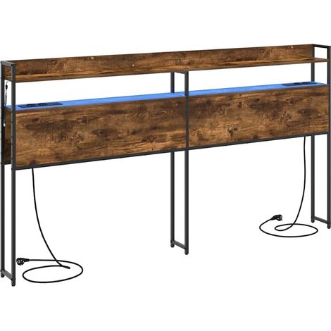 Maison Exclusive - Testata contenitore Rovere fumo Legno multistrato