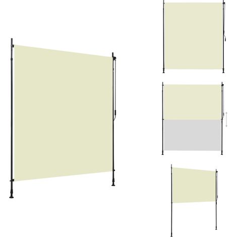 Jalousien & Rollos - Living Außenrollo 200 x 270 cm Creme (1/5)